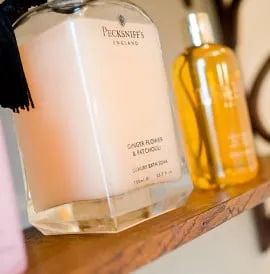 indulge in luxury toiletries at Burton Court