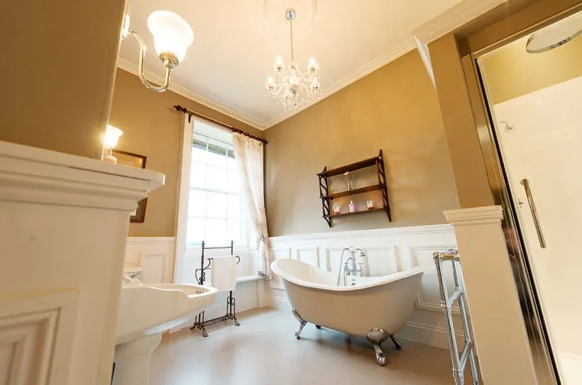 Bathing in style at Burton Court in Herefordshire