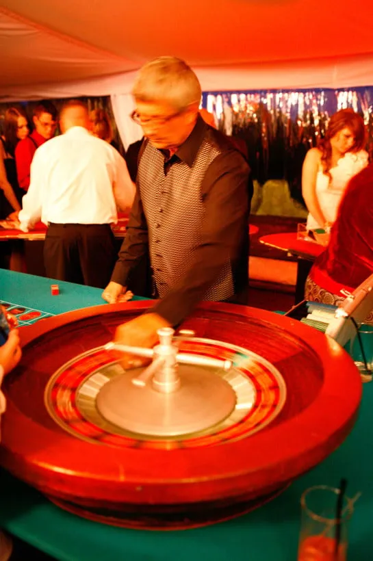 A casino at a corporate event