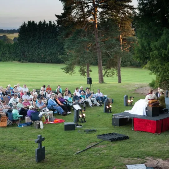 Heartbreak Productions's performance of Dracula in the gardens at Burton Court