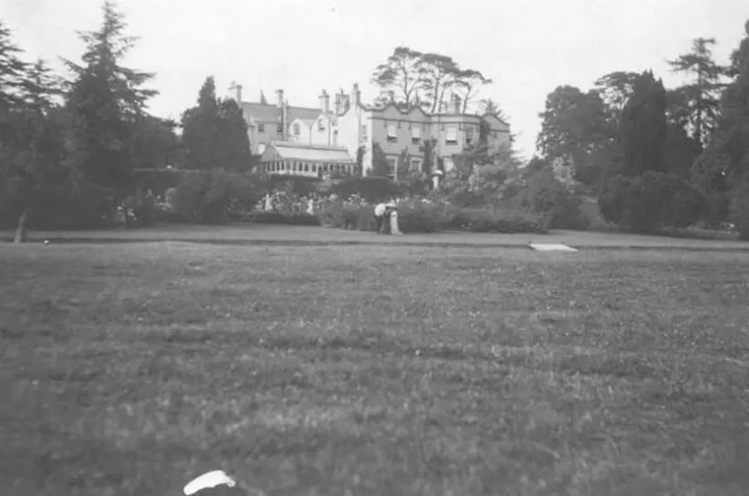 Burton Court use to be painted in white during the Edwardian period