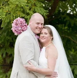 Edward & Helen on their wedding day
