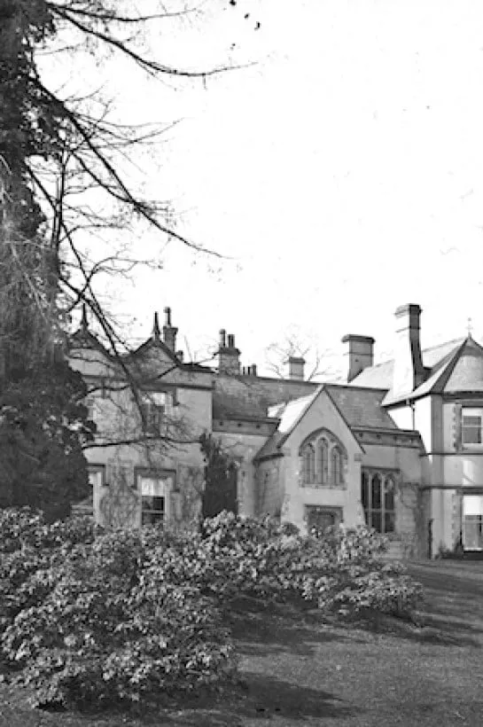This archive photograph shows how Burton Court use to look like before 1912. The original entrance use to go directly into the main room, the 14th Century Great Hall.