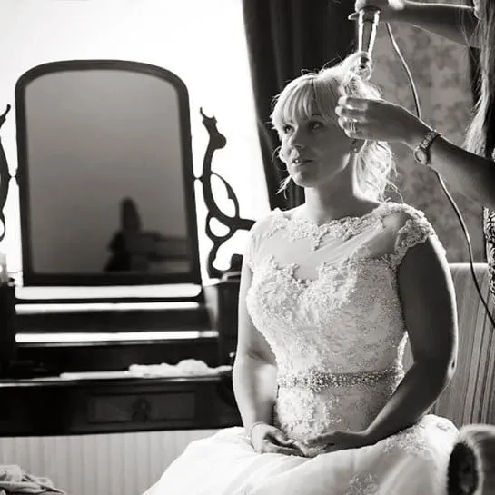 Get ready in style and be pampered before heading down the aisle.